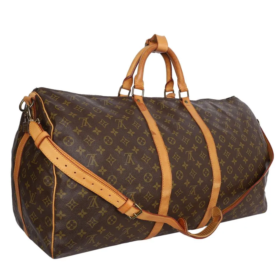 Monogram Keepall 60 Bandouliere (Authentic Pre-Owned)