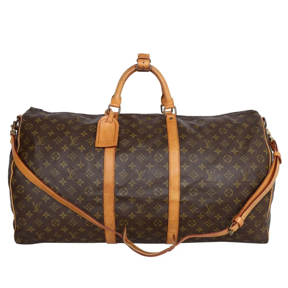 Monogram Keepall 60 Bandouliere (Authentic Pre-Owned)