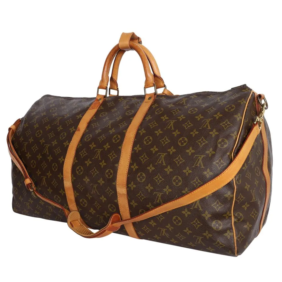 Monogram Keepall 60 Bandouliere (Authentic Pre-Owned)