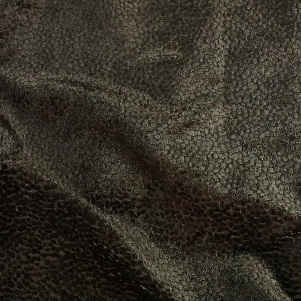 MYKONOS - BEAUTIFUL TONE ON TONE BURNOUT VELVET UPHOLSTERY FABRIC BY THE YARD