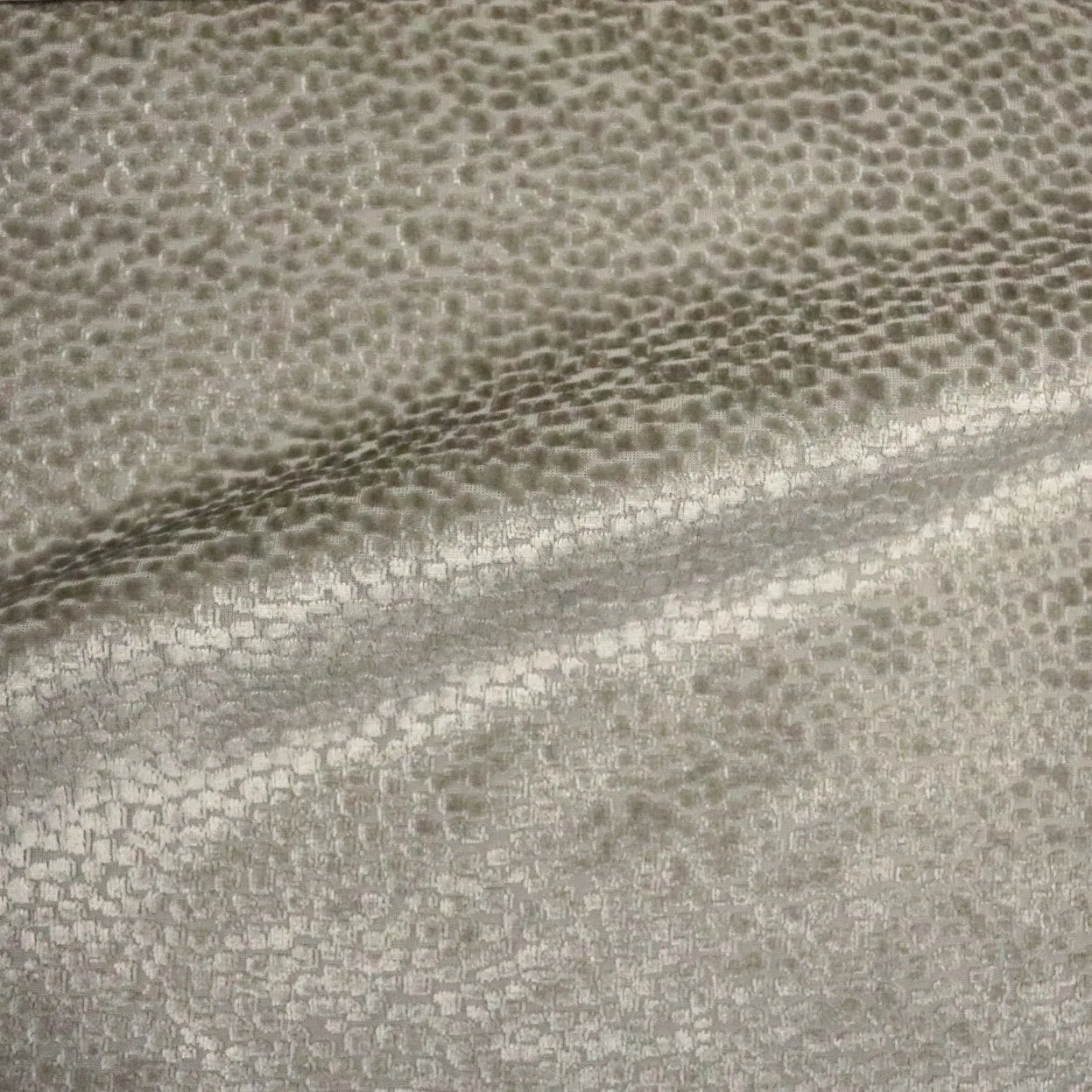 MYKONOS - BEAUTIFUL TONE ON TONE BURNOUT VELVET UPHOLSTERY FABRIC BY THE YARD