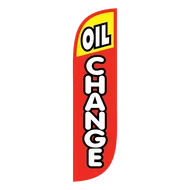 Oil Change Feather Flag