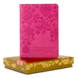 Persian Pink Passport Wallet