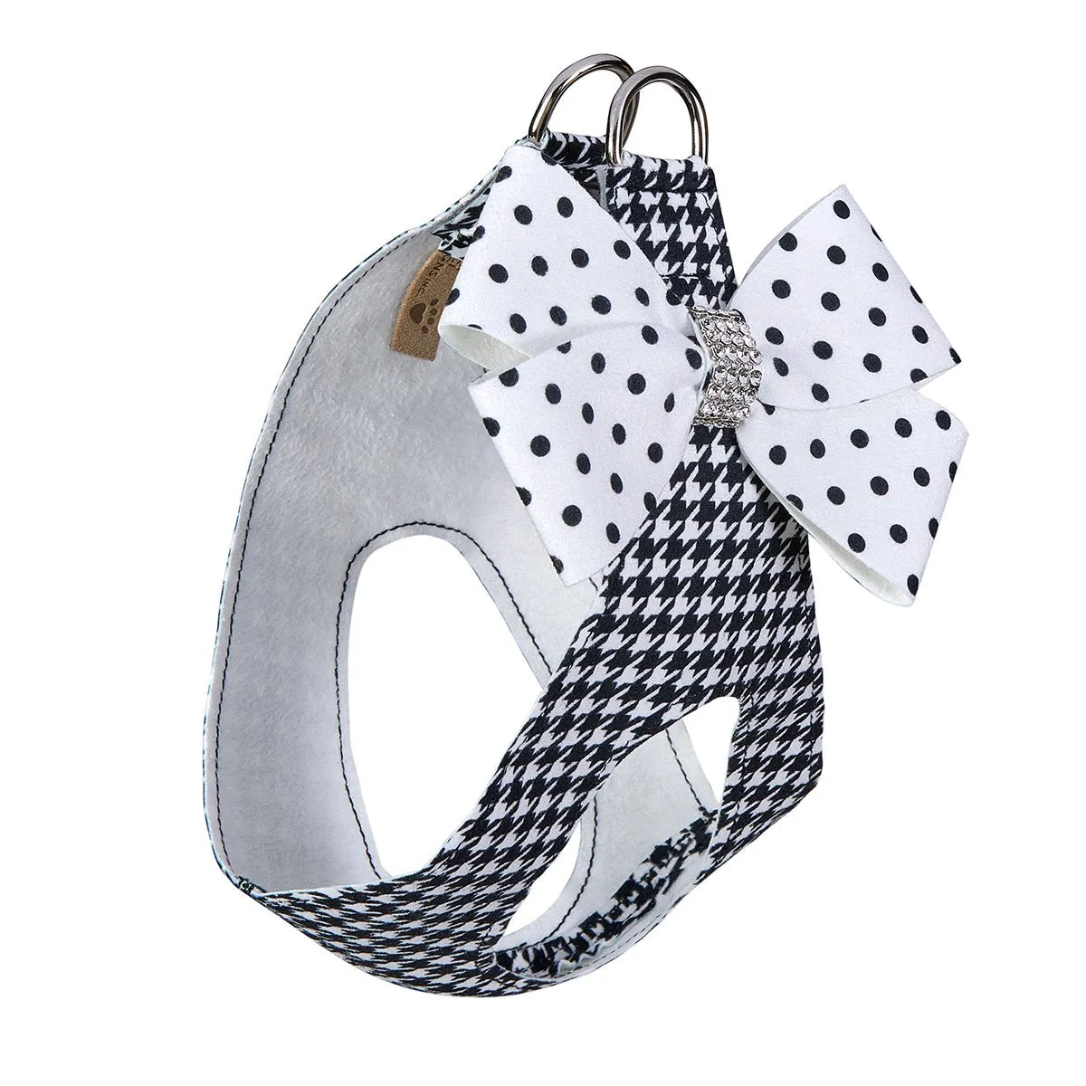 Polka Dot Nouveau Bow Step In Harness