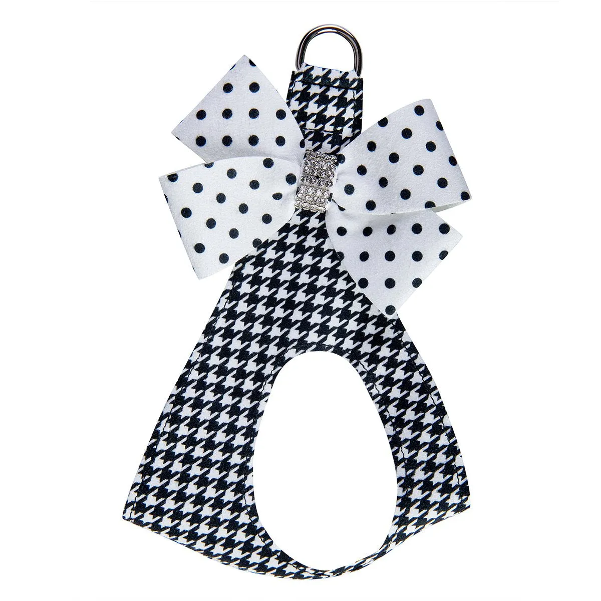 Polka Dot Nouveau Bow Step In Harness