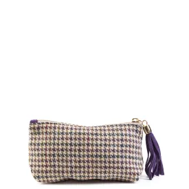 Purple Yorkshire Tweed Mini Clutch Pod