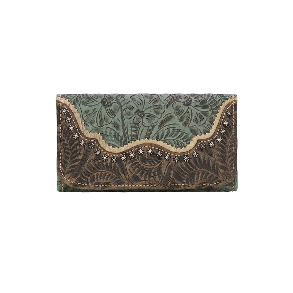 Saddle Ridge Ladies Tri-Fold Wallet