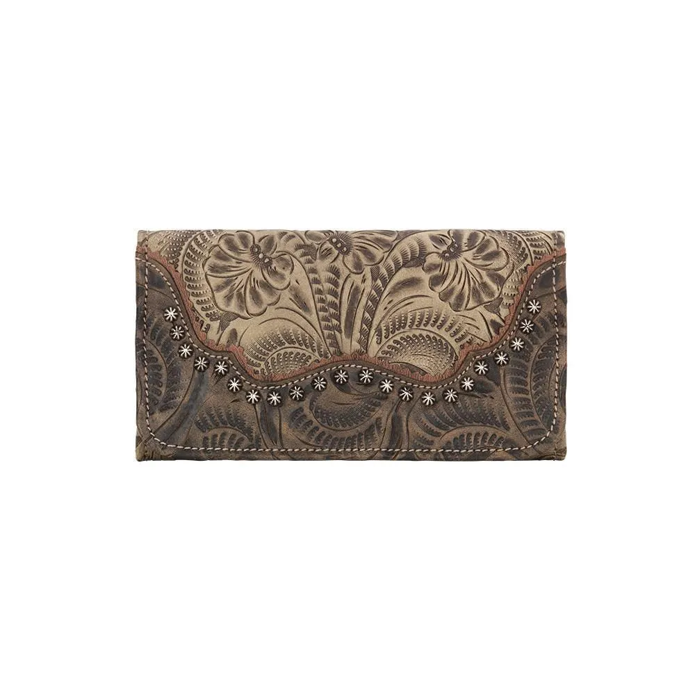 Saddle Ridge Ladies Tri-Fold Wallet