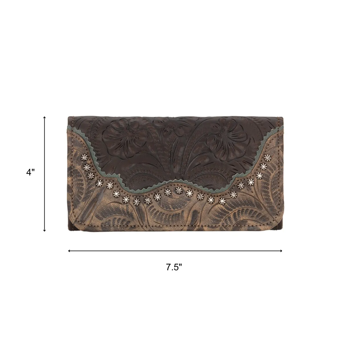 Saddle Ridge Ladies Tri-Fold Wallet