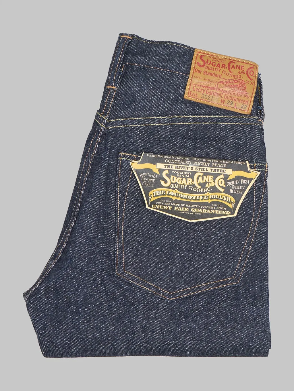 Sugar Cane "2021 Model" 14.25oz Slim Tapered Jeans