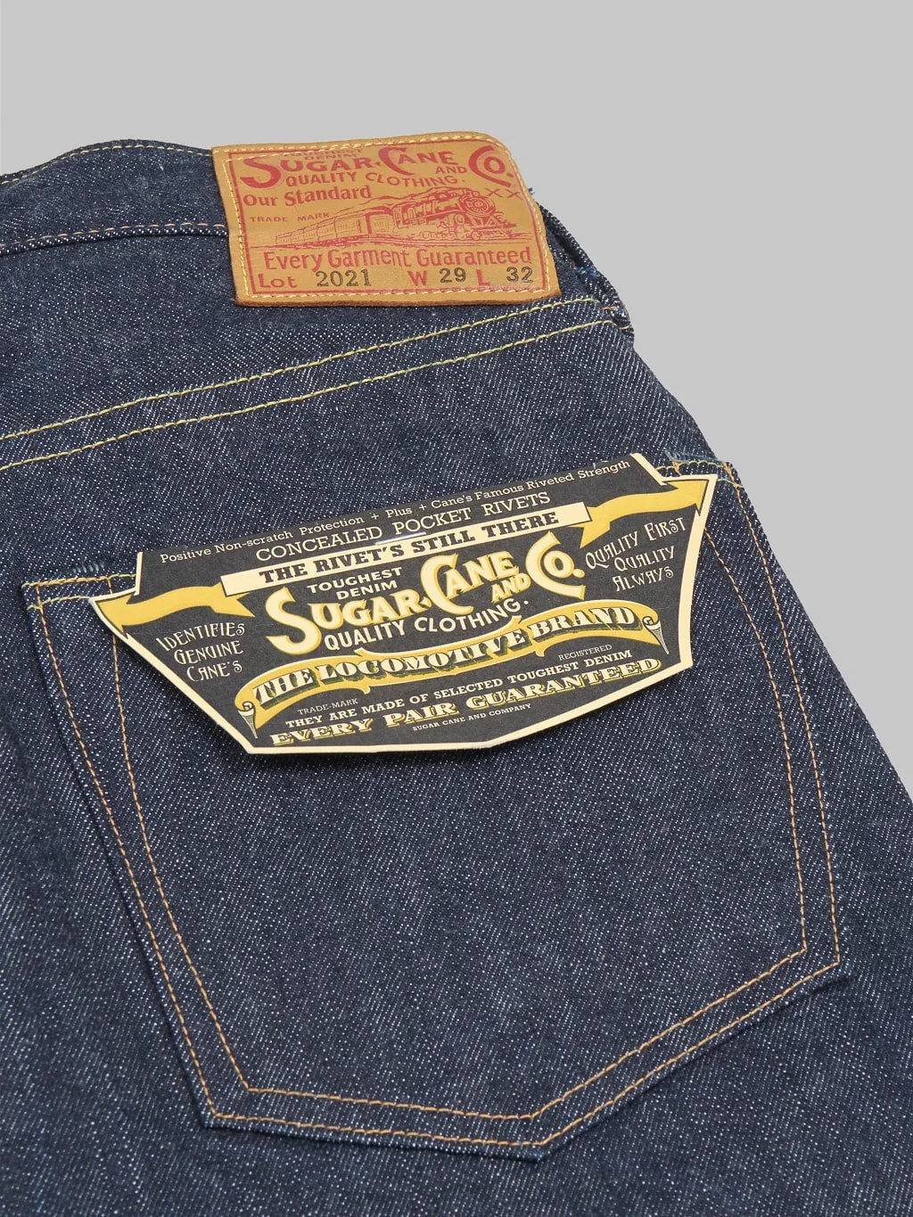 Sugar Cane "2021 Model" 14.25oz Slim Tapered Jeans