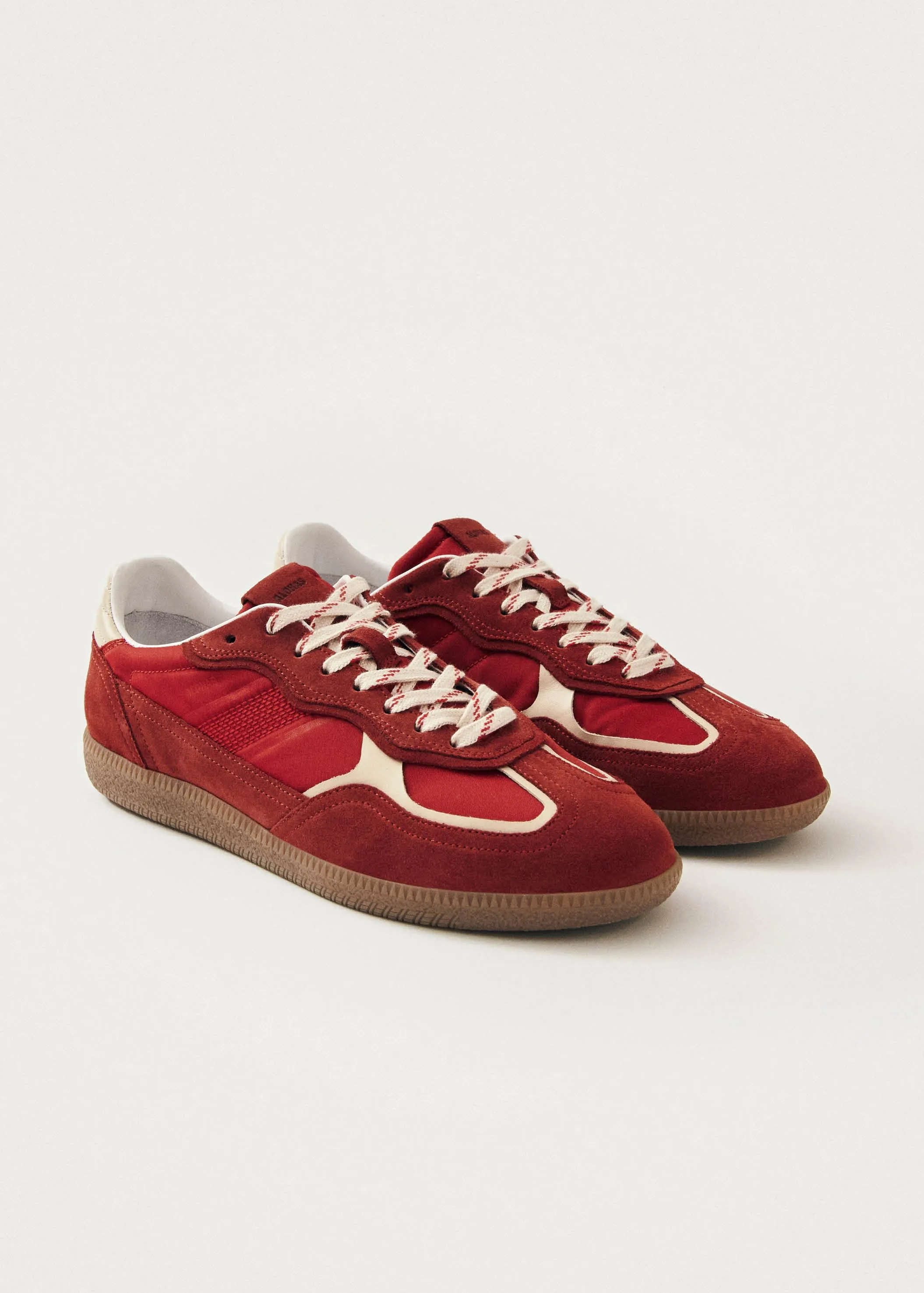 Tb.490 Rife Sheen Red Leather Sneakers