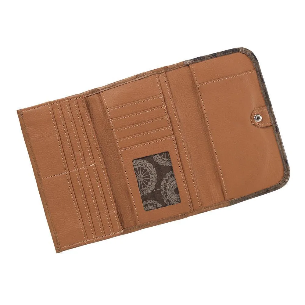 Texas Rose Ladies Tri-Fold Wallet