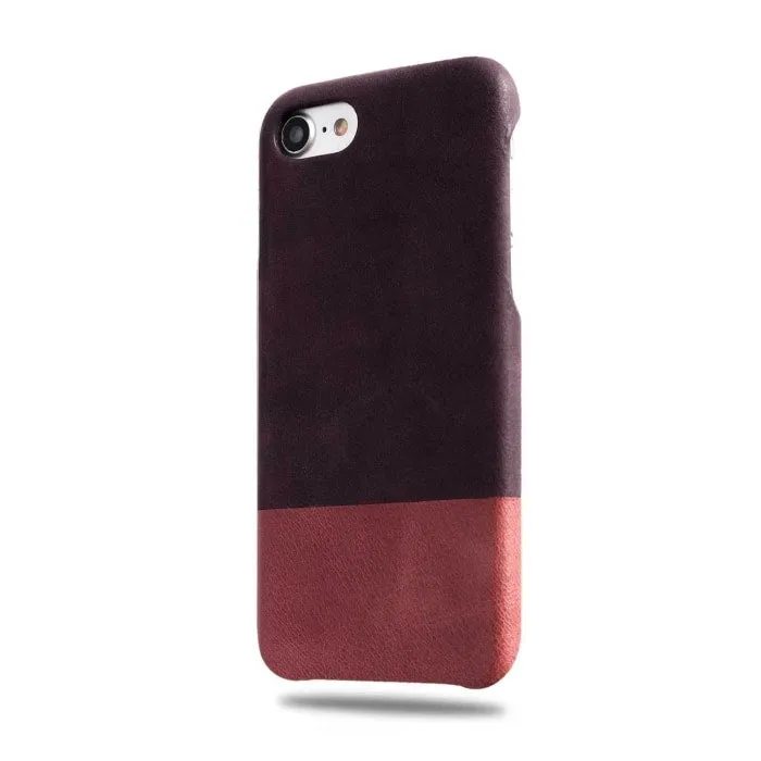 Wine Purple & Rosewood Pink iPhone SE 2 (2020) / iPhone 8 / iPhone 7 Leather Case